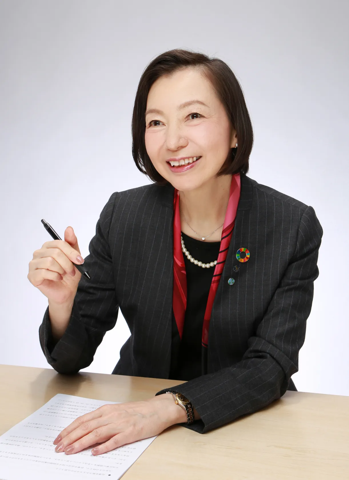 代表取締役社長　宝田めぐみ,　CFA